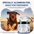 ZEBORA Aceite de Salmón para Perros – Snacks Blandos con Omega 3 6 9, EPA, DHA, Vitaminas C y E – Apoyo para Piel y Pelaje – 120 Unidades