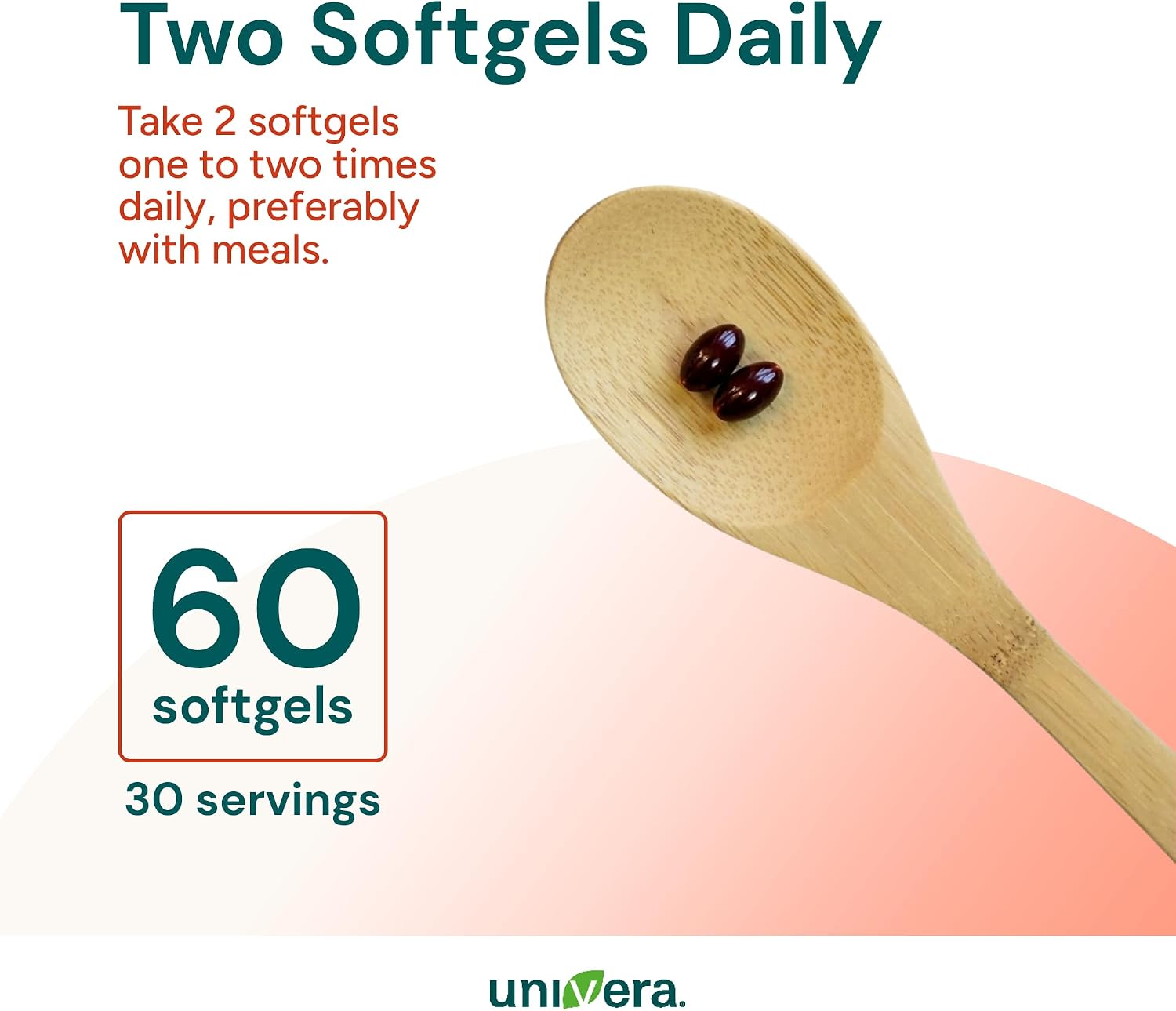 Univera Rhythmatix, Salud Cardiovascular, Circulación y Venas, Omega-3, Coenzima Q10, Vitaminas B6 y B12, 60 cápsulas blandas (30 días)