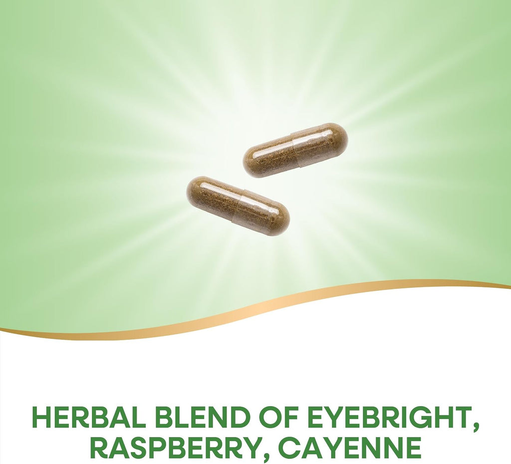 Nature's Way Eyebright Herb Premium Blend - Suplemento Herbal Vegano, 100 Cápsulas