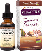 Amber NaturalZ Vibactra — Suplemento Herbal de Apoyo Inmunológico para Mascotas