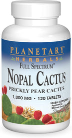 Planetary Herbals Nopal Cactus (Higo Chumbo) 1000 mg - 120 Comprimidos