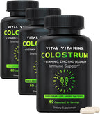 Suplemento de Calostro con Vitamina C, Zinc y Selenio - Vital Vitamins