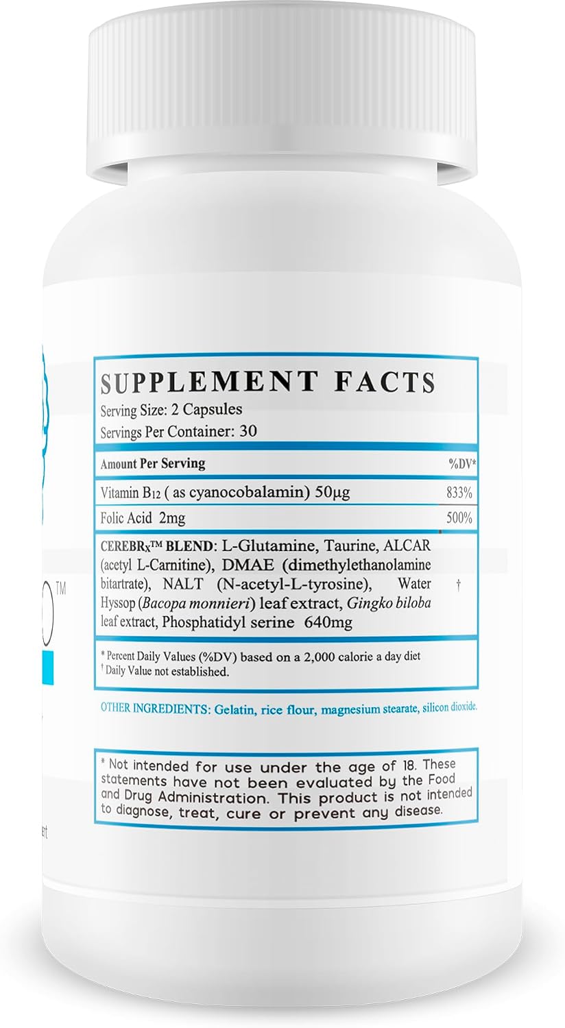 Unbreakable Brain Pro - Apoyo Cerebral con Vitamina B12