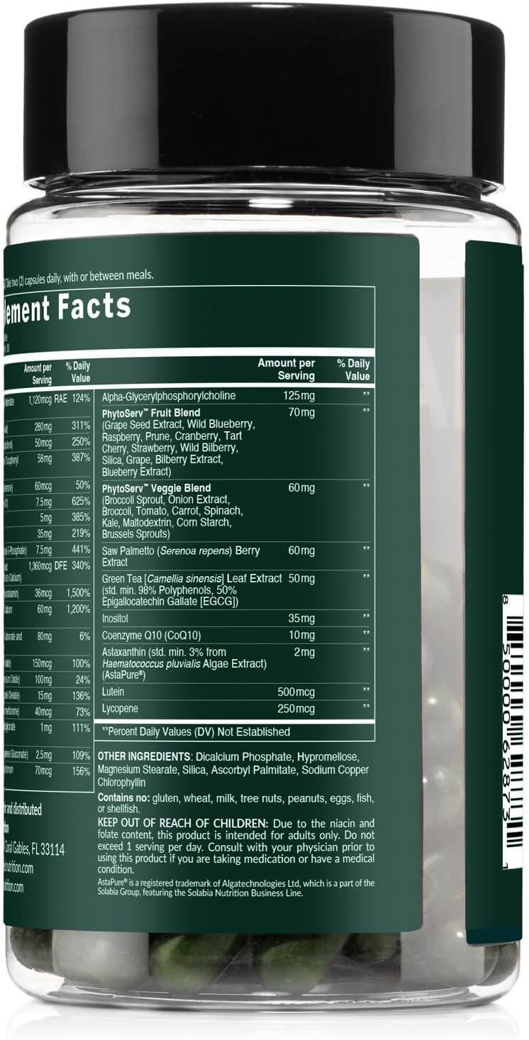 NAKED Men's Multi – Multivitamínico Diario para Hombres – 60 Cápsulas