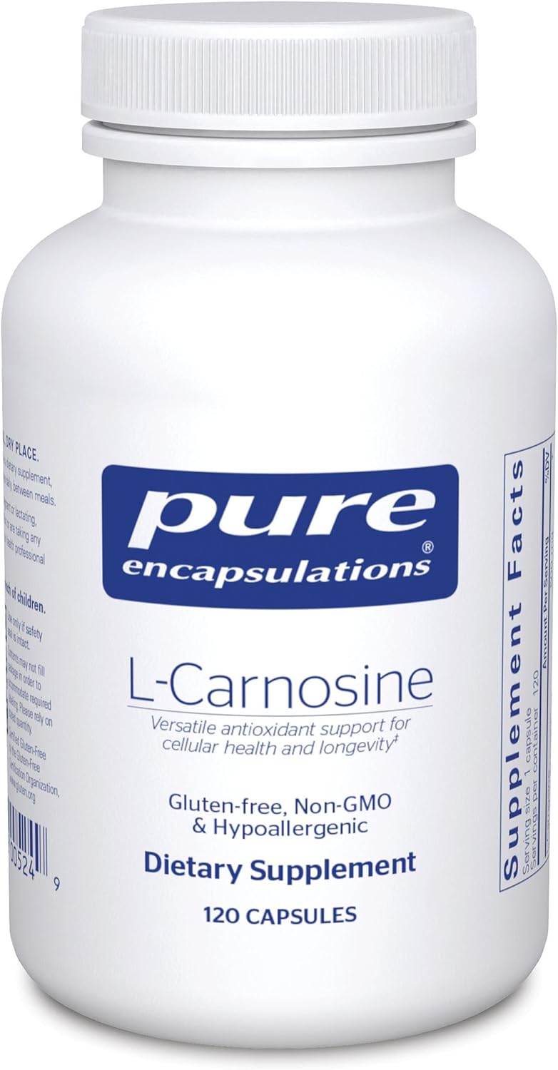 Pure Encapsulations L-Carnitine | Amino Acid Supplement for Joints, Brain, Antioxidants, Heart Health, and Exercise* | 60 Capsules