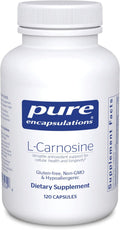 Pure Encapsulations L-Carnosina | Suplemento de Aminoácidos para Articulaciones, Cerebro, Antioxidantes, Salud Cardíaca y Ejercicio* | 120 Cápsulas