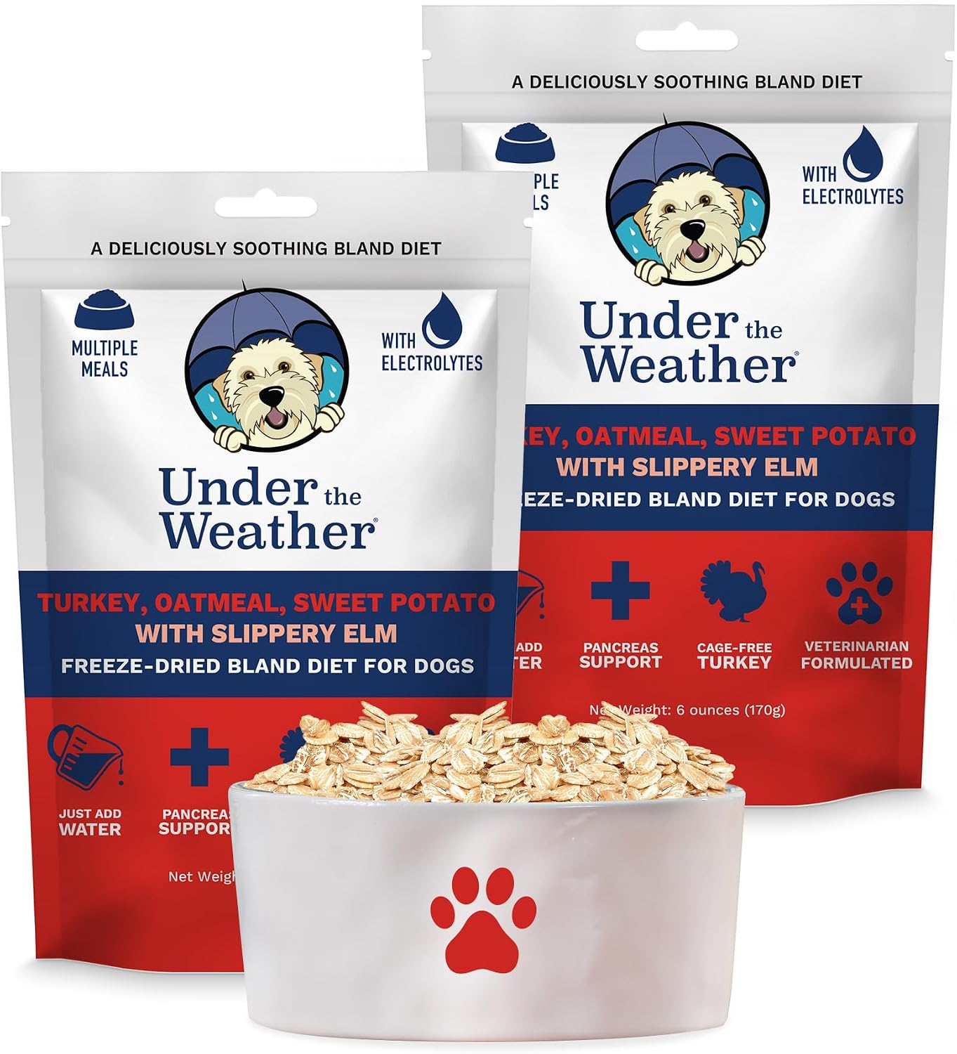 Under the Weather Dieta Blanda para Perros - 6 Paquetes Multisabor - 170g cada uno