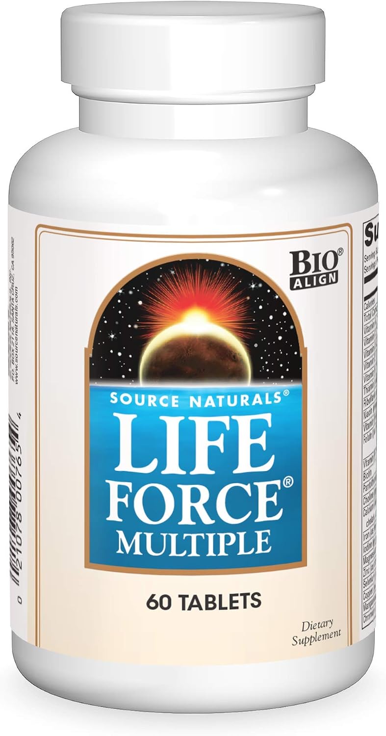 Source Naturals Life Force Multiple Multivitamínico Diario de Alta Potencia - 60 Comprimidos