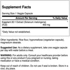 Swanson Eggplant Extract 2:1 450 mg 30 Veggie Capsules