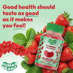 Human Beanz Vitamin D3 Gominolas Jelly Bean, 2000 IU, 120 Gominolas (Sabor Fresa)