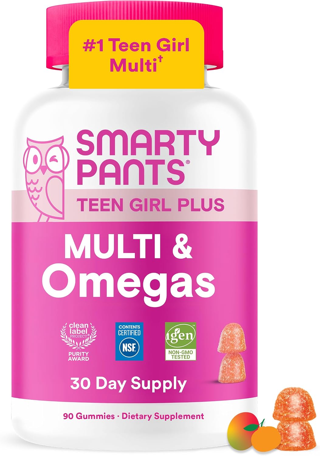 SmartyPants Teen Girl Multivitamin Gummies - 60 Gominolas (30 Días)