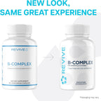 Revive MD Complejo de Vitamina B – Cápsulas para Hombres y Mujeres (60 Servicios)