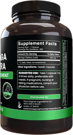 PURE ORIGINAL INGREDIENTS Moringa (365 Cápsulas) Sin Magnesio ni Rellenos, Siempre Puro