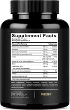 NURTURLY Vitamin B Complex - Complejo B Completo con Biotina - 90 Comprimidos