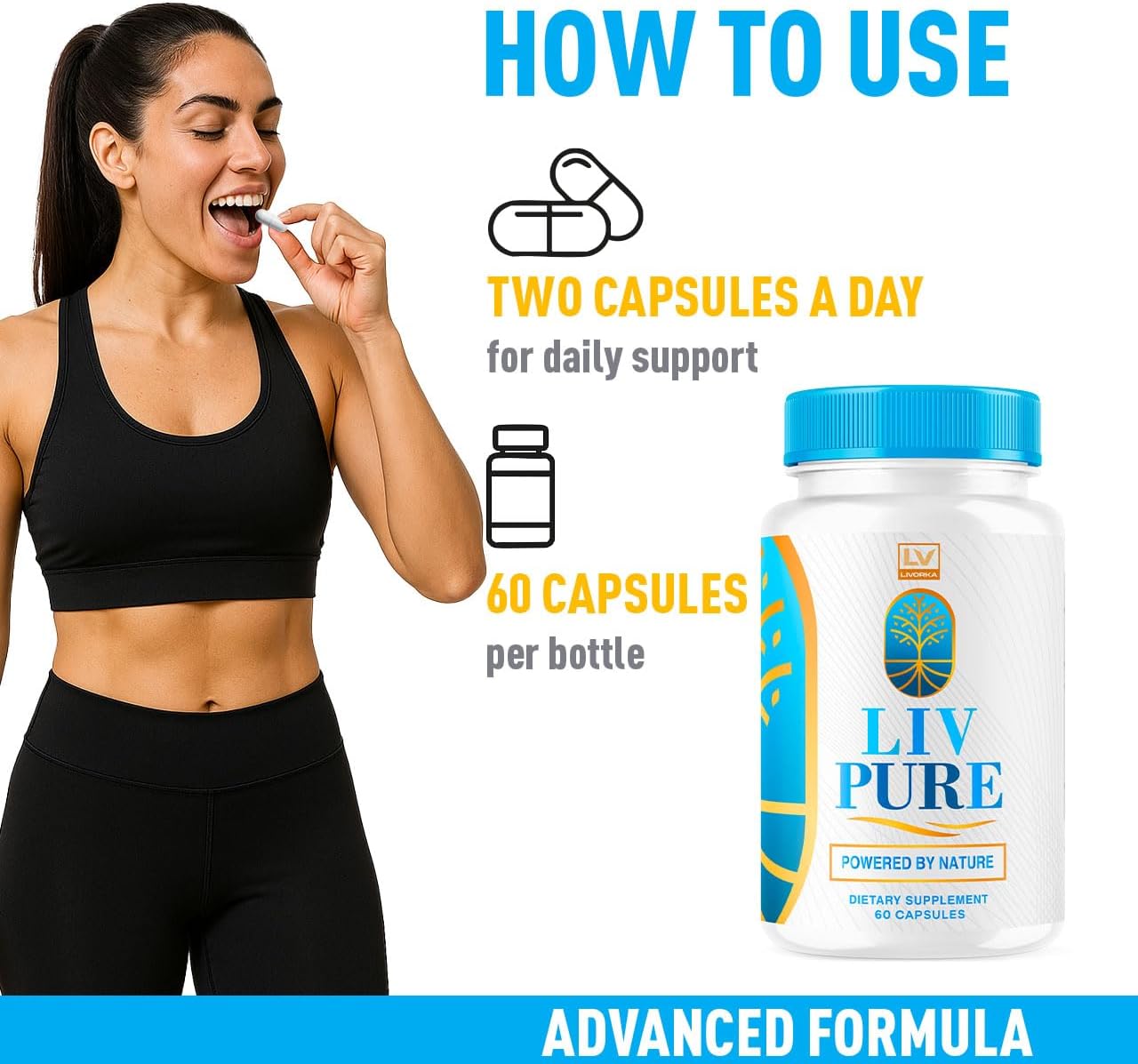 Liv Pure (3 Pack) 180 Cápsulas - Complemento Alimenticio para la Salud Hepática