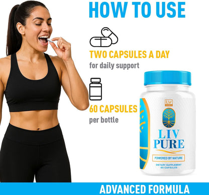 Liv Pure - Cápsulas para el Hígado, 120 Cápsulas (Paquete de 2) – Image 4