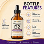 Think Above Vitamina B2 Riboflavina Gotas Líquidas - 60 ml