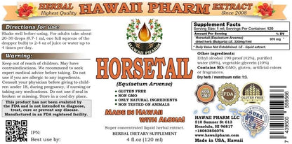 Hawaii Pharm Extracto Líquido de Cola de Caballo (Equisetum arvense) - 4x118 ml – Image 2