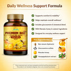 VITAMISAN Premium Natural Bee Venom with Glucosamine Sulfate, 90 Cápsulas