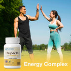 Puregen Labs Super B Energy Complex con Vitamina C - Complejo B para Energía y Sistema Inmunitario - 3 Pack - 300 Tabletas