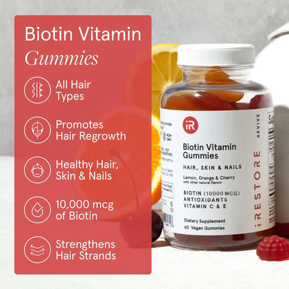 iRestore Gominolas de Biotina 10.000 mcg, – Aceite de coco: fuente de ácidos grasos que contribuyen al – Image 8