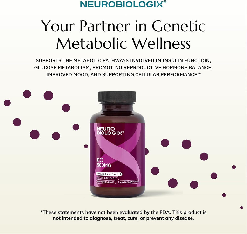 Neurobiologix D-Chiro Inositol 500 mg, 60 Cápsulas Vegetales