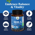 DHEA 100 mg por ración - 60 Cápsulas - Natures Craft
