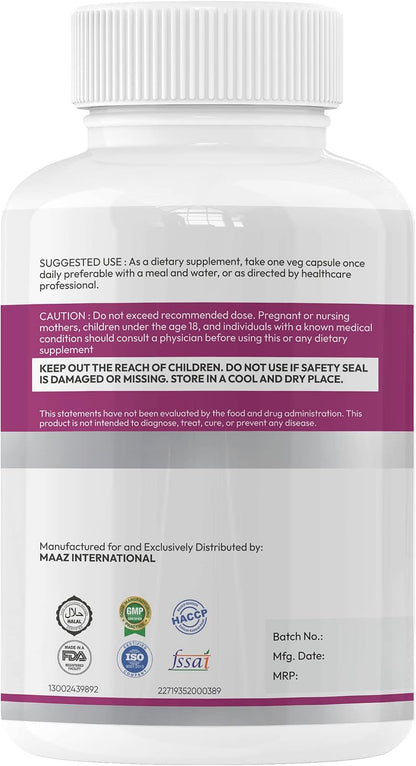 GlossiLife Sciences Pueraria Mirifica 500mg - 120 Cápsulas – Image 2
