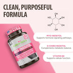 Kaibro Nutra Myo-Inositol con D-Chiro Inositol 40:1, 2050mg, Cápsulas Veganas, 120 Unidades
