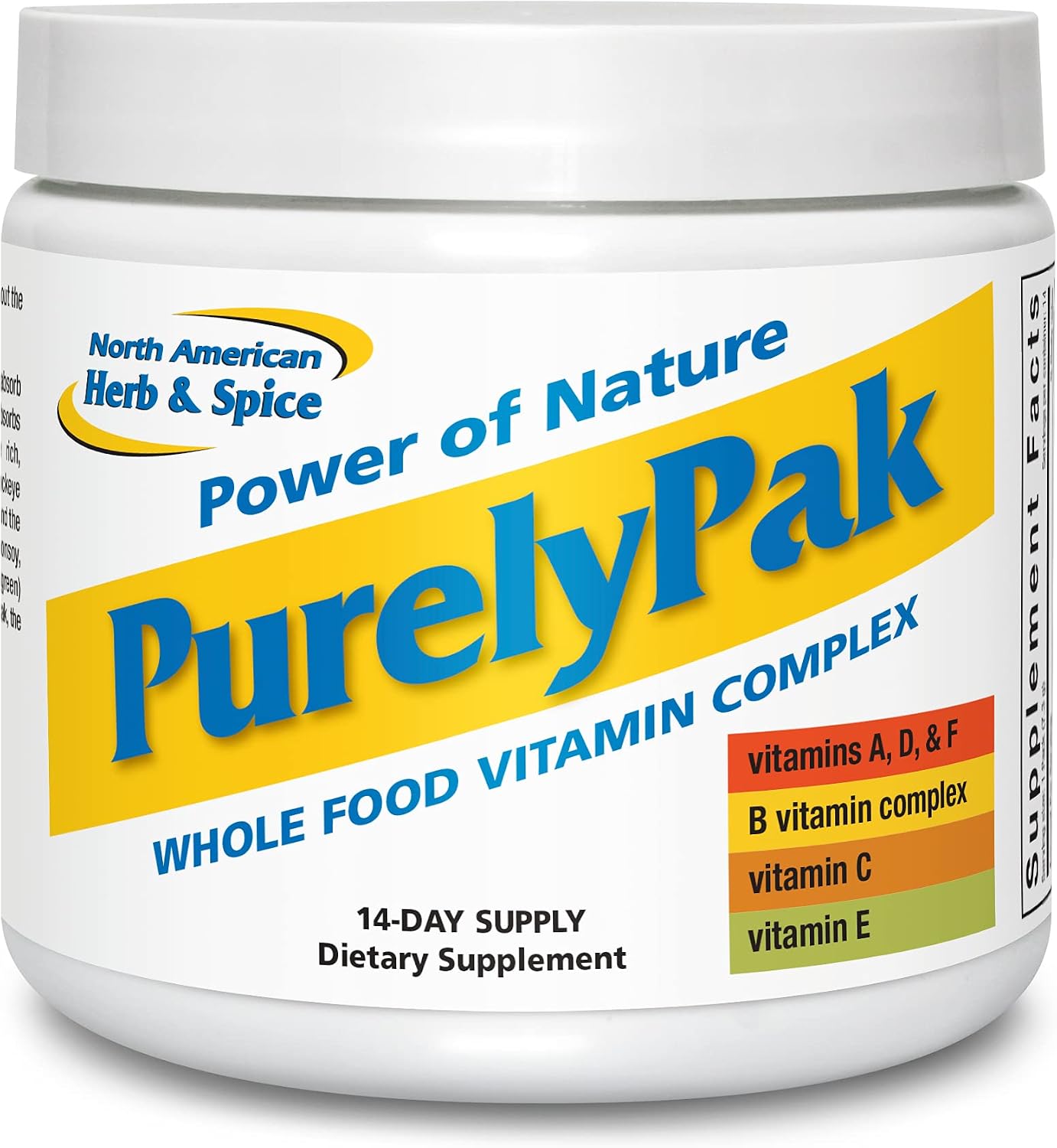 North American Herb & Spice Purely Pak - Whole Vitamin Supplement Plan - 14 Days