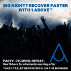 1Above Jet Lag Relief Tablets - Multivitamínico Efervescente Sabor Cítrico, 10 Comprimidos