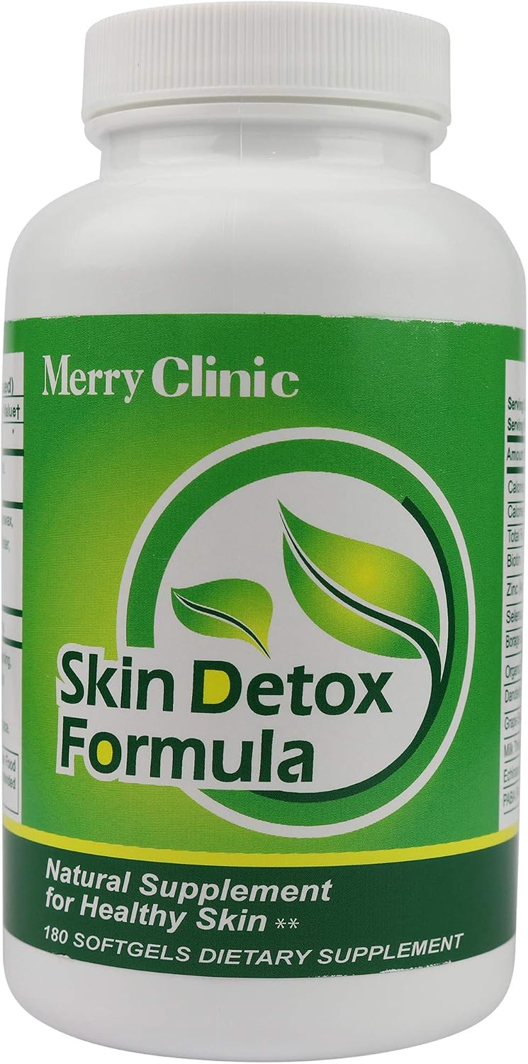 Merry Clinic Skin Detox Formula - 180 Cápsulas Blandas