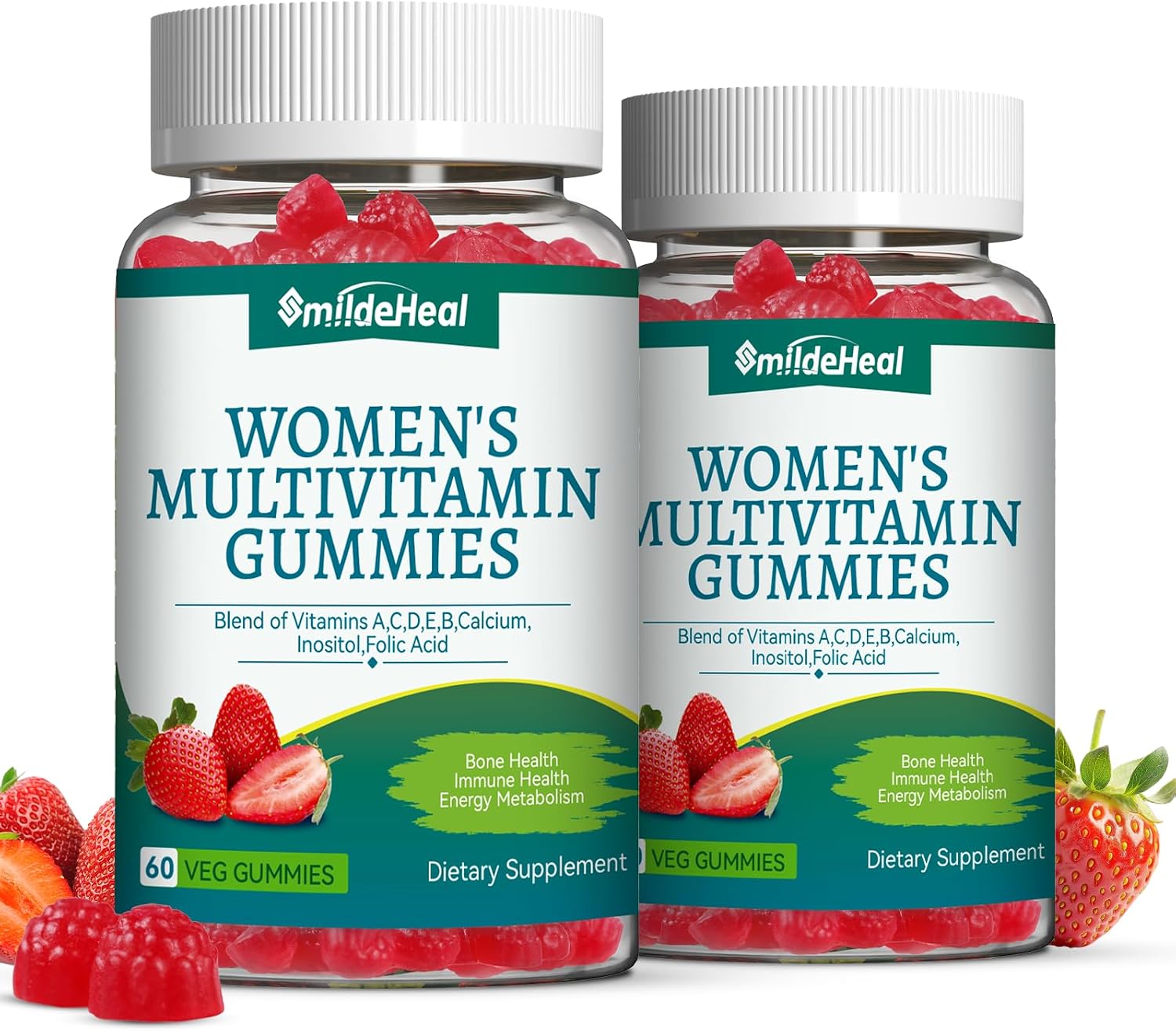 SmildeHeal Gomitas Multivitamínicas para Mujer - 120 Gomitas