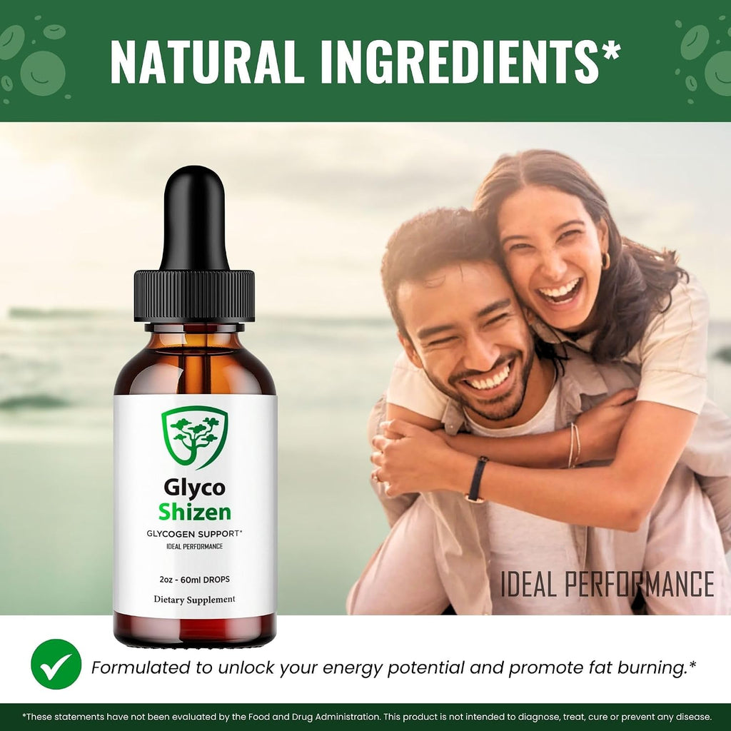 Glyco Shizen Drops - Suplemento Líquido Natural para Niveles Estables y Circulación (5 Pack)