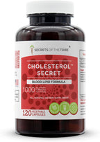 Cholesterol Secret Fórmula Herbal para Lípidos Sanguíneos (120 Cápsulas)