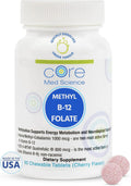 Core Med Science Metil B12 y Folato Activo - 60 comprimidos sublinguales
