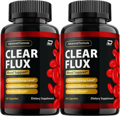 Clear Flux Cápsulas - ClearFlux Advanced – Ayuda a mantener niveles estables y saludables en el organismo. – Image 1