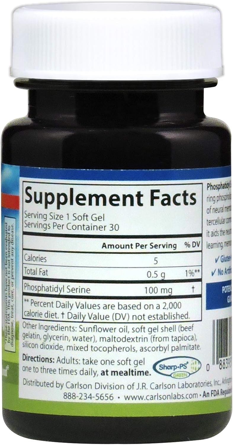 Carlson Taurine Powder 4 g, Amino Acid Powder, 100 g Jar