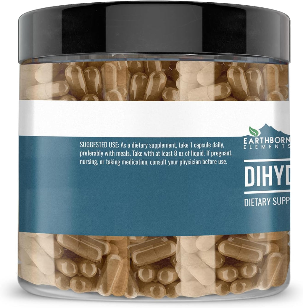 Earthborn Elements DHM Dihidromiricetina 200 Cápsulas, Puro y sin Diluir, Sin Aditivos