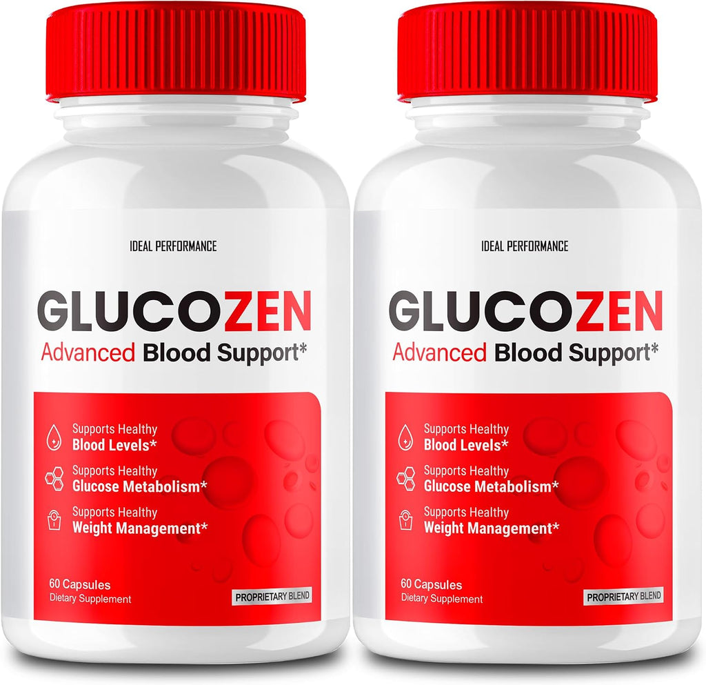 Glucozen Cápsulas, Fórmula Natural de Máxima Potencia, 2 Paquetes