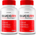 Glucozen Cápsulas, Fórmula Natural de Máxima Potencia, 2 Paquetes