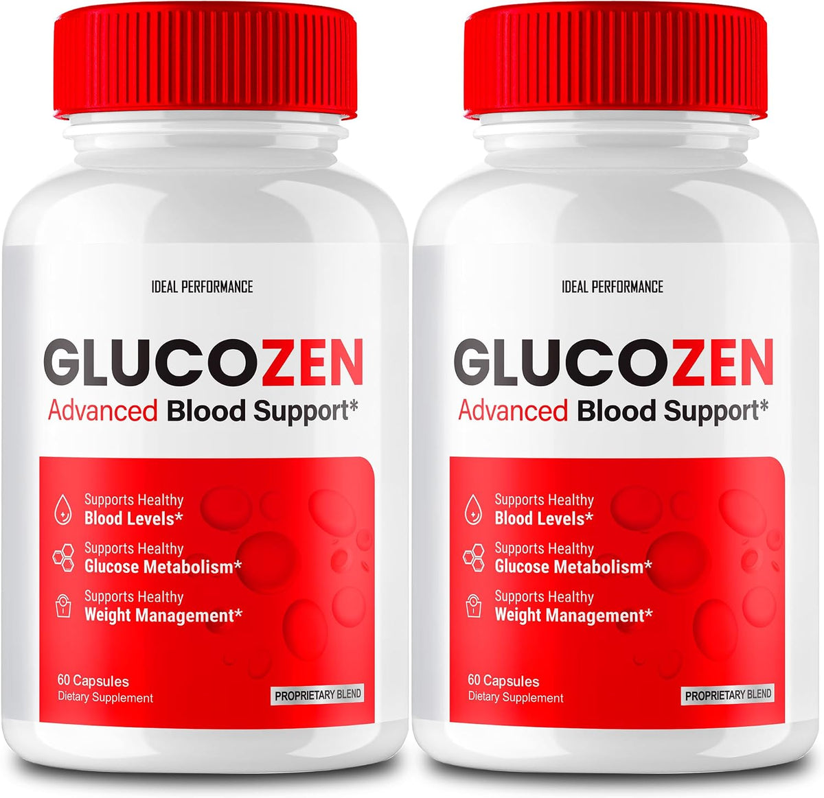 Glucozen Cápsulas, Fórmula Natural de Máxima Potencia, 2 Paquetes – Image 1