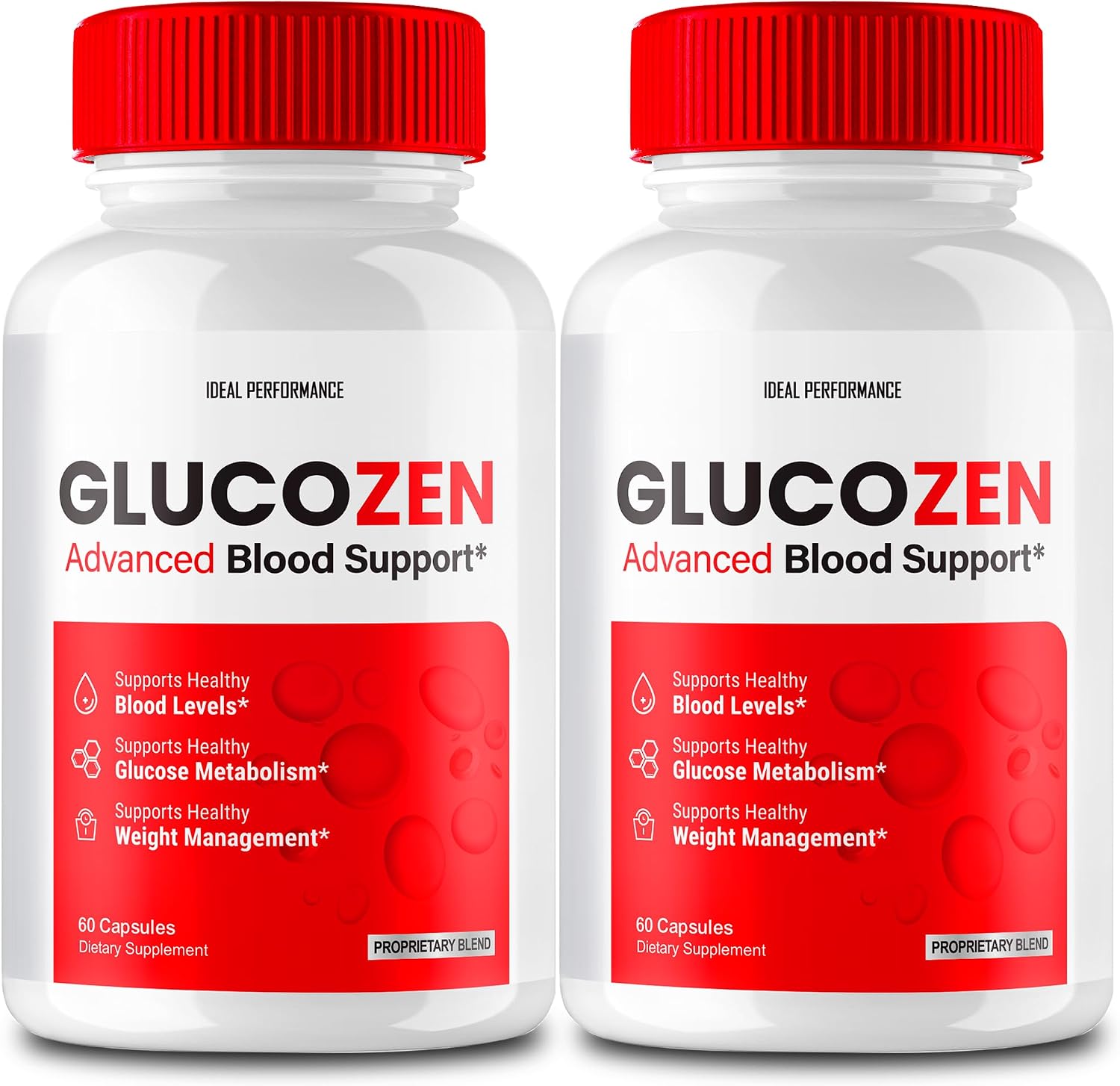 Glucozen Cápsulas, Fórmula Natural de Máxima Potencia, 2 Paquetes