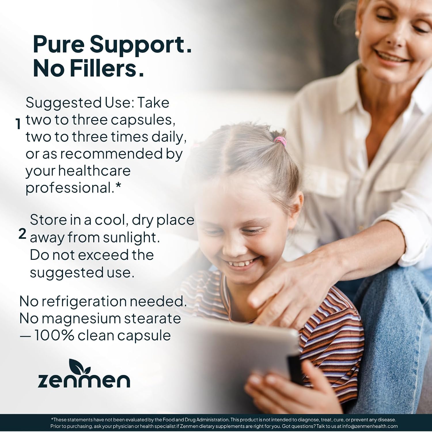 Zenmen Daily Tick Guard - Suplemento Herbal de Apoyo Inmunológico, 180 Cápsulas Veganas