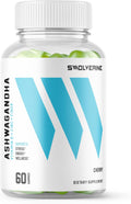 Swolverine Gominolas de Ashwagandha con Zinc y Vitamina D - 60 gominolas sabor cereza
