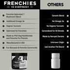 Frenchies vs Mushrooms - Turkey Tail Mushroom for Dogs, Omega-3 & Turmeric | Immune support Mushroom Supplement For Dogs. Helps with digestion, allergies, longevity, lumps & bumps. Frenchie optimized.
