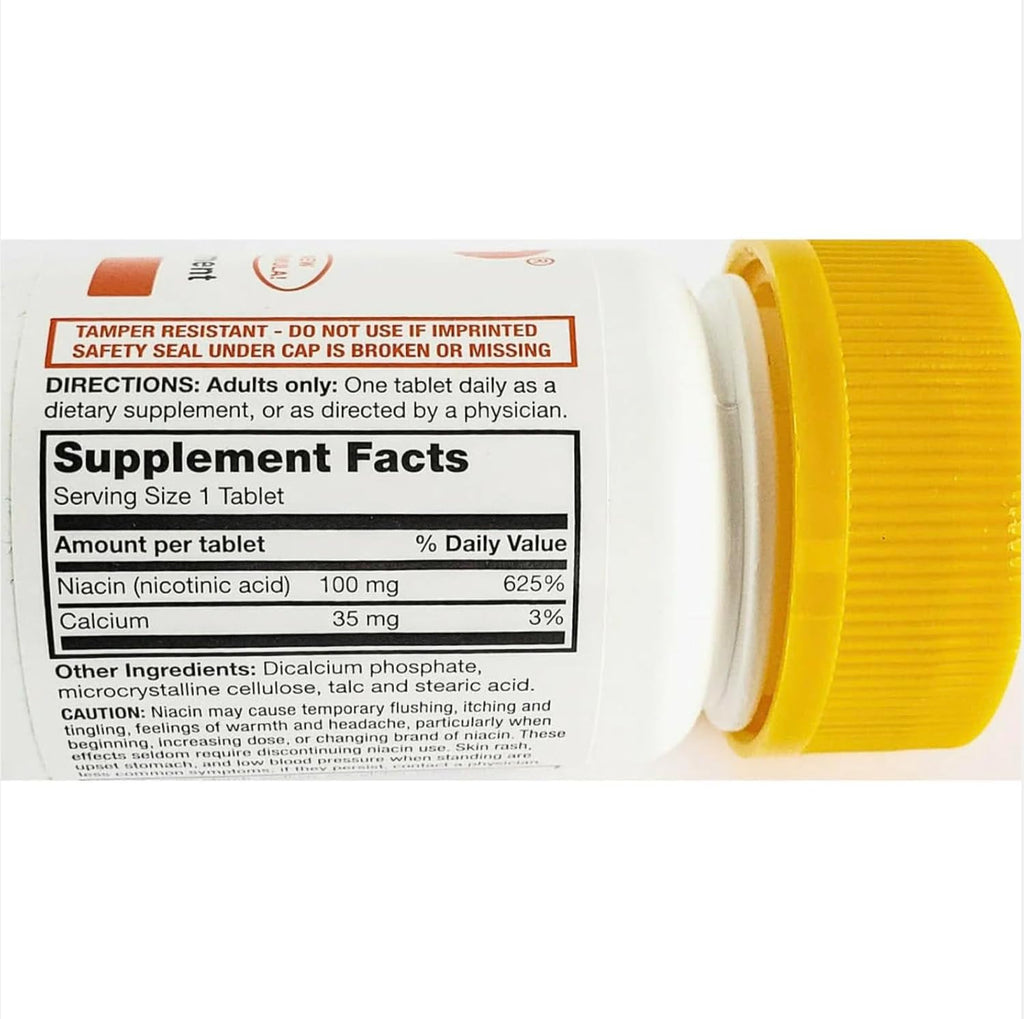 Paquete especial de 5 - NIACINA TAB 100MG Rugby 100TB Watson Labs, INC (PSI) SIN Envío
