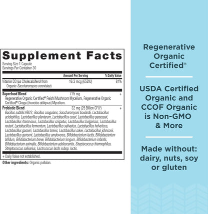 Ancient Nutrition Probióticos para Mujeres, – Prebióticos y postbióticos : nutrientes que alimentan y potencian la – Image 2