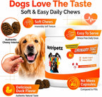 120 Cranberry Supplement for Dogs - Bladder Control for Dogs - Urinary Tract Support - Vitamin B6 & L-Arginine - Cranberry Chews with D-Mannose - Immune & Gut Support
