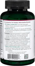 Vitanica Maternal Symmetry - Vegan Prenatal and Postnatal Multivitamin, 180 Capsules